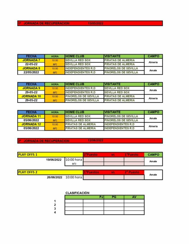 calendario liga andaluza 2022-2